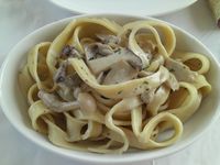 Tagliatelle con porcini