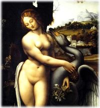 Particolare Leda Leonardo - piccola Particolare Leda Leonardo - piccola