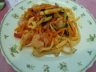 Fettuccine primavera